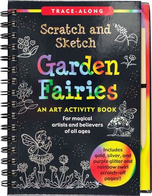 SCRATCH & SKETCH GARDEN FAIRIES - PETER PAUPER PRESS